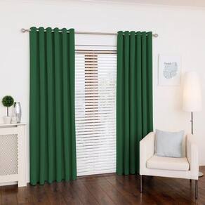 Cortina Verde-Bandeira Sala Quarto 300X180 - Fabritex