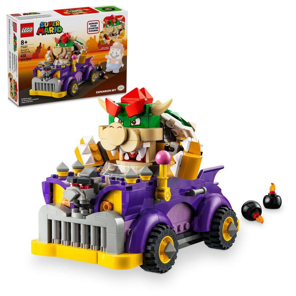 Conjunto de expansão LEGO Super Mario Bowser`s Muscle Car 71431