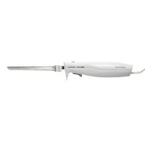 Faca elétrica Proctor Silex Easy Slice para esculpir branco