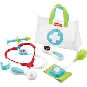 Kit médico Doctor Playset Fisher-Price de 7 peças para crianças de 3 anos ou mais