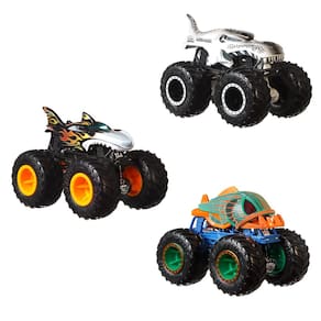 Toy Monster Trucks Hot Wheels Creature, pacote com 3 unidades, escala 1:64