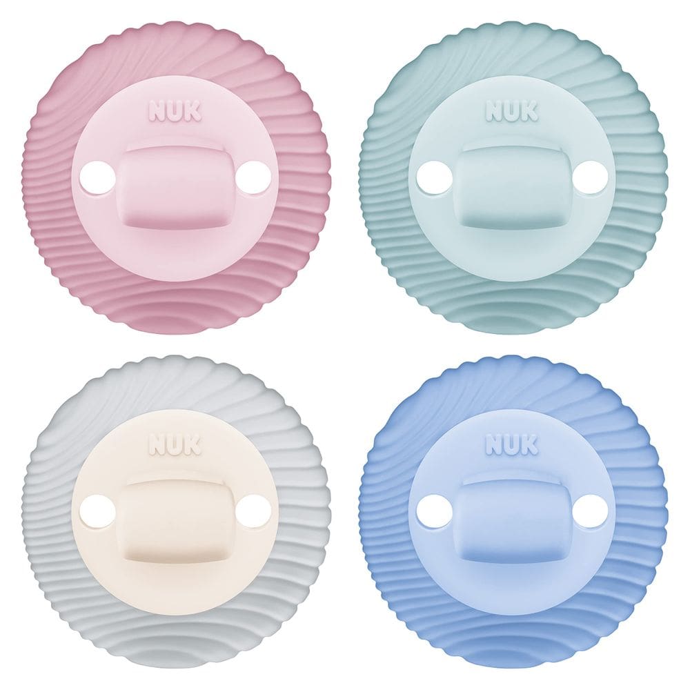 Chupeta e mordedor NUK Comfy Duet 100% silicone 0-12m