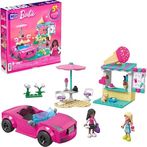 Brinquedo de construção Mega Barbie Car conversível com 225 peças