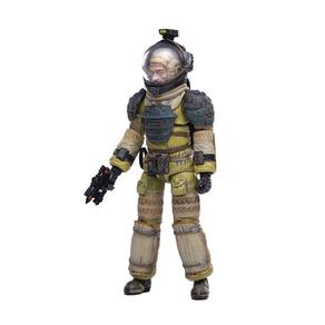 Boneco de ação Hiya Toys Alien Kane em traje espacial em escala 1:18