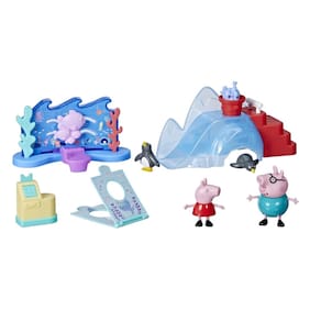 Conjunto de brinquedos Peppa Pig Peppa`s Aquarium Adventure com 4 bonecos