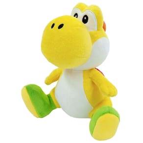 Brinquedo de pelúcia Little Buddy Super Mario All Star Yoshi amarelo 18 cm