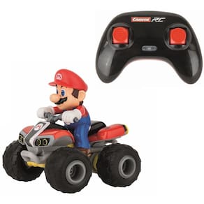 Carro de brinquedo Carrera RC Nintendo Mario Kart Quad escala 1:40 de 2,4 GHz