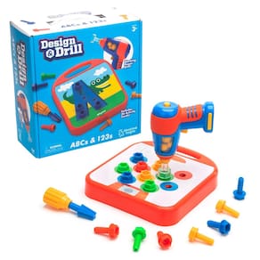 Conjunto de construção Educational Insights Design & Drill ABCs e 123s