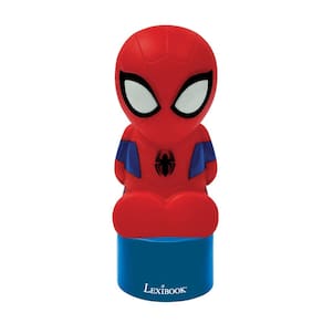 Luz noturna e alto-falante para quarto infantil Lexibook Spiderman