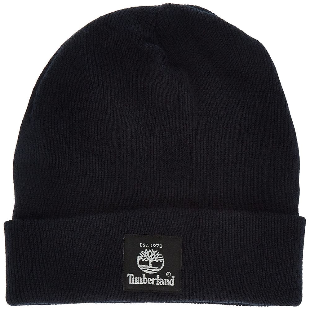 Boné de relógio curto Beanie Timberland Dark Navy para homens