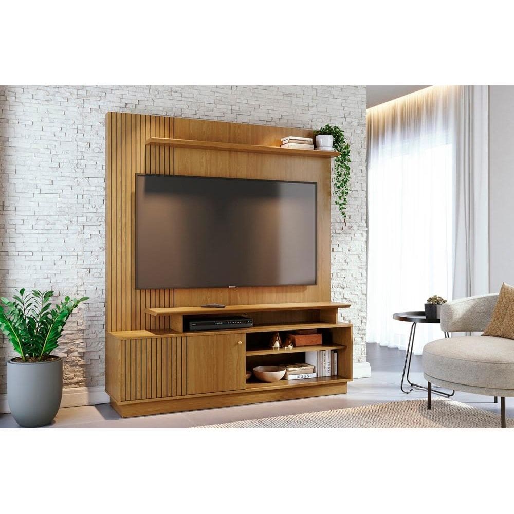 Home Theater Ares para TV de até 75 polegadas - Cumaru - Madetec