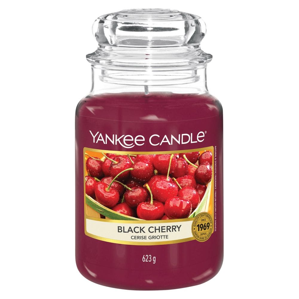 Vela Yankee Candle com aroma de cereja preta 650 ml
