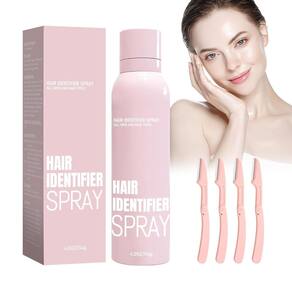 Spray identificador de cabelo SIXCAR para barbear o rosto (1 conjunto)