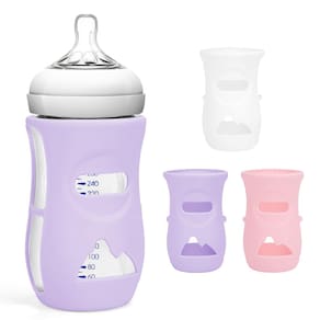 Mangas de silicone para mamadeira de vidro natural Philips AVENT