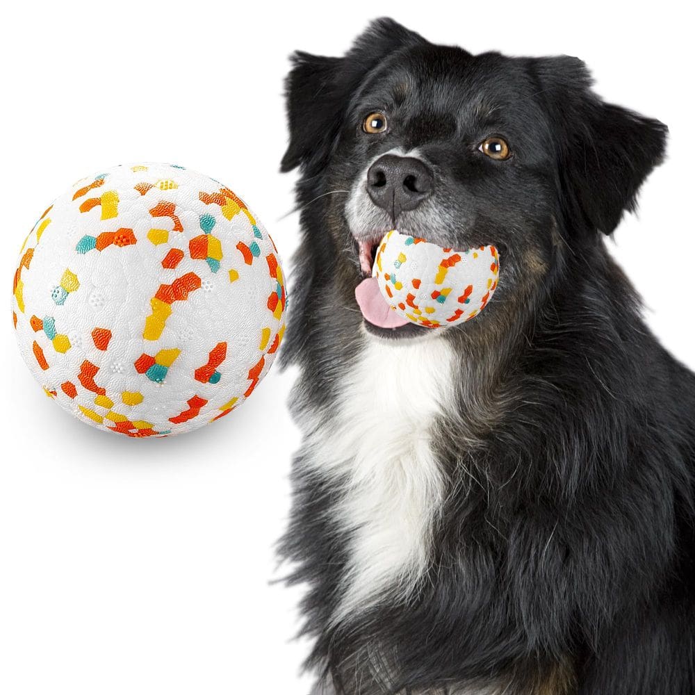 Bola de brinquedo para cães JEROCK indestrutível para mastigadores agressivos