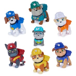 Pacote de presentes Toy Figures Rubble & Crew com 7 bonecos de ação (3 ou mais)