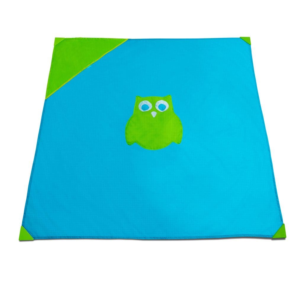 Tapete de viagem para bebês Munchkin Brica Go Play portátil azul/verde