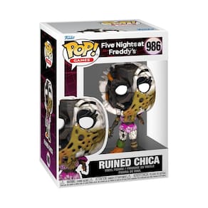 Boneco de ação Funko Pop! Jogos Five Nights at Freddy`s Ruin Chica