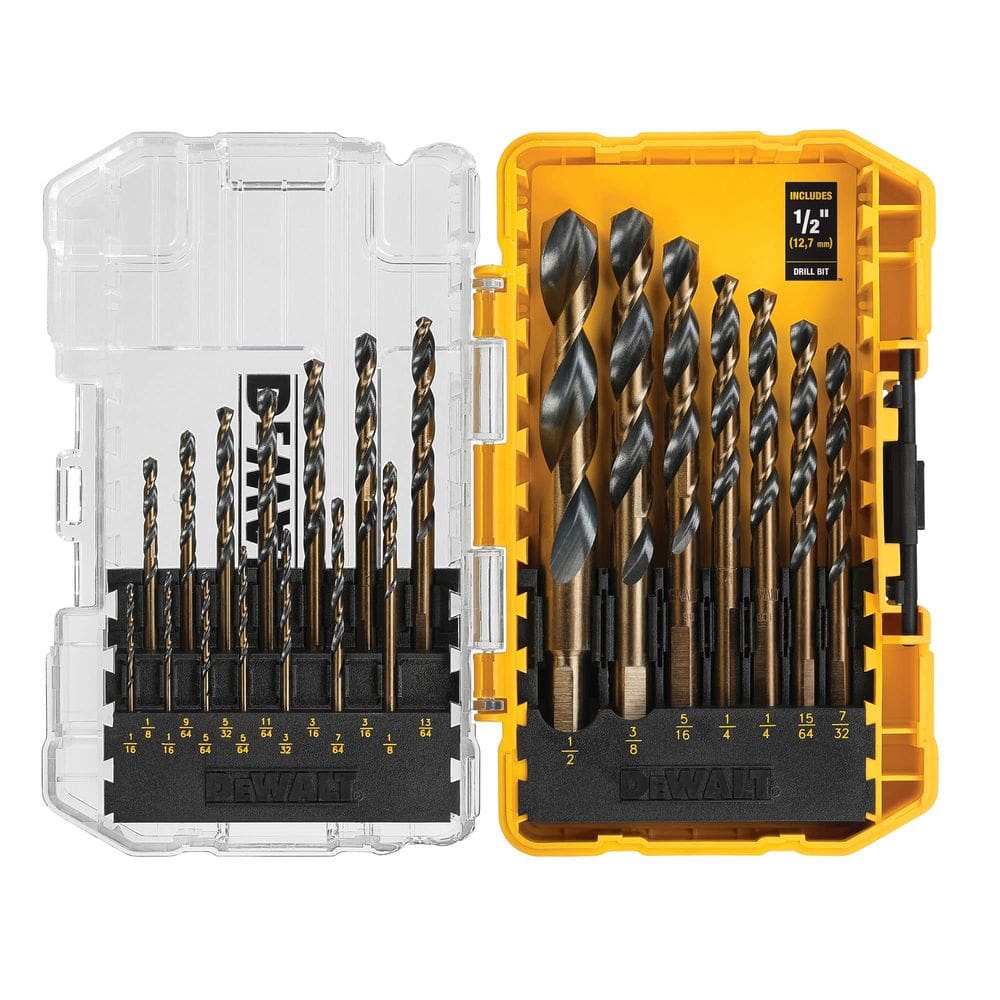 Conjunto de brocas DEWALT DWA1181, 21 peças para plástico, madeira