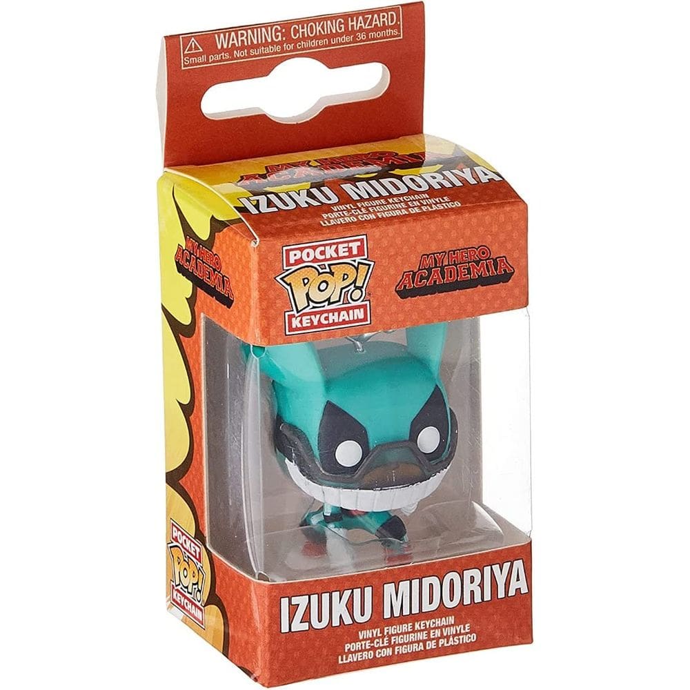 Chaveiro Funko Pop! Animação My Hero Academia Deku com capacete