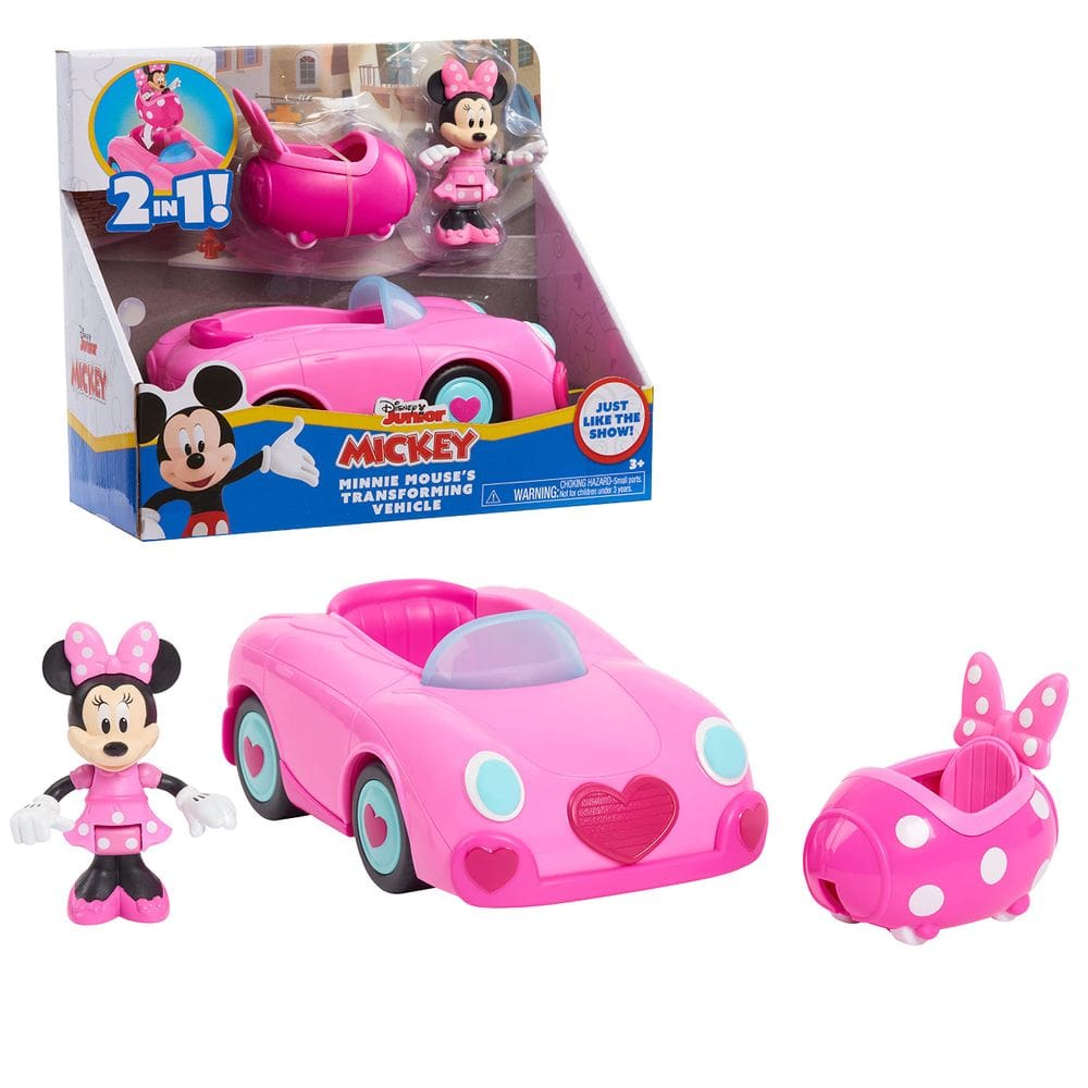 Veículo de brinquedo Disney Junior Mickey Mouse Funhouse Minnie 3+ Years