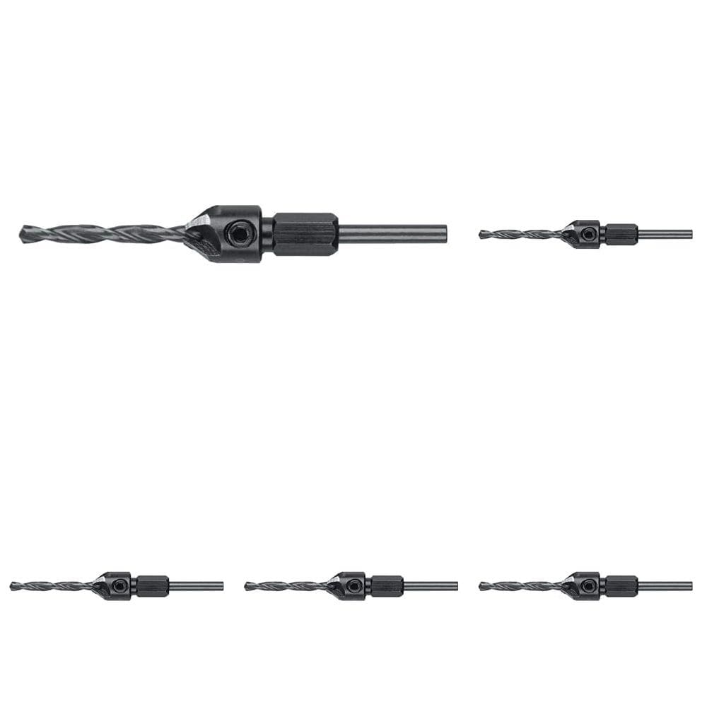 Conjunto de brocas e escareadores DEWALT DW2712 No.10 (pacote com 5)