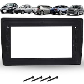 Moldura De Painel 2 Din 9 Polegadas Gm Vectra Corsa - Preto
