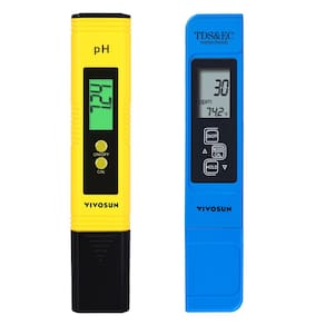 Medidor de teste de qualidade da água Kit digital de pH e TDS VIVOSUN