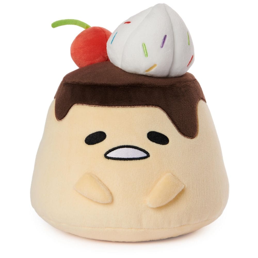 Bicho de pelúcia GUND Sanrio Gudetama The Lazy Egg Flan 23cm