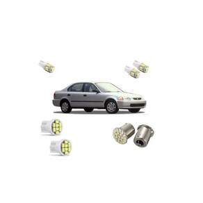 Kit Lâmpadas Led Honda Civic 99-00 - Farolete, Teto, Placa