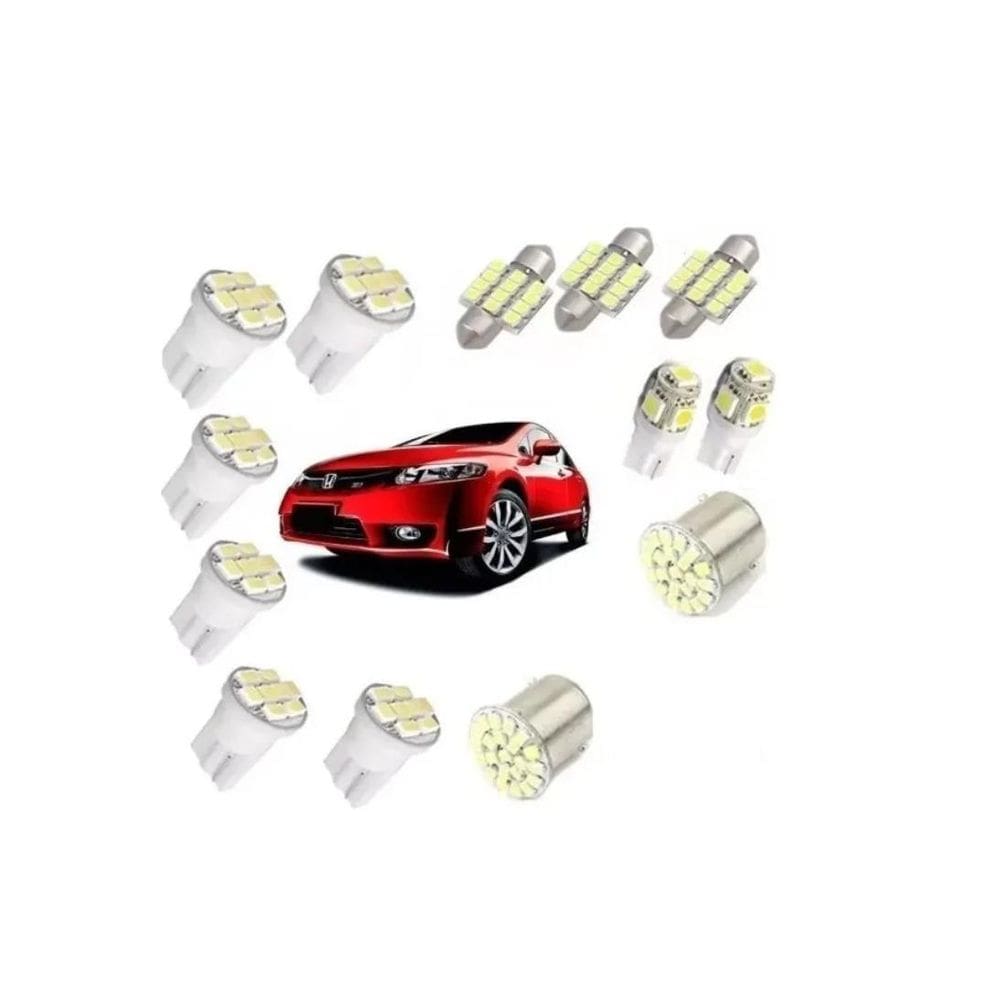 Kit Lâmpadas Led Honda New Civic 2007-2011 Blue Lion