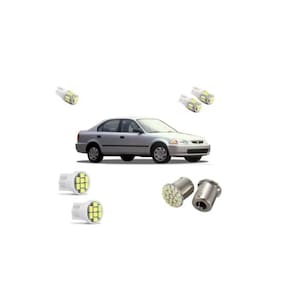Kit Lâmpadas Led Honda Civic 99-00 - Farolete, Teto, Placa