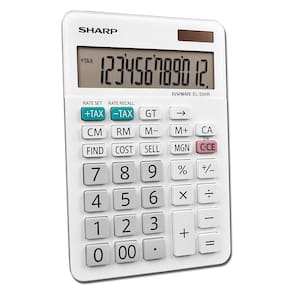 Calculadora de negócios Sharp EL-334WB White 4.0