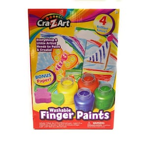 Conjunto de pintura a dedo Cra-Z-Art com papel