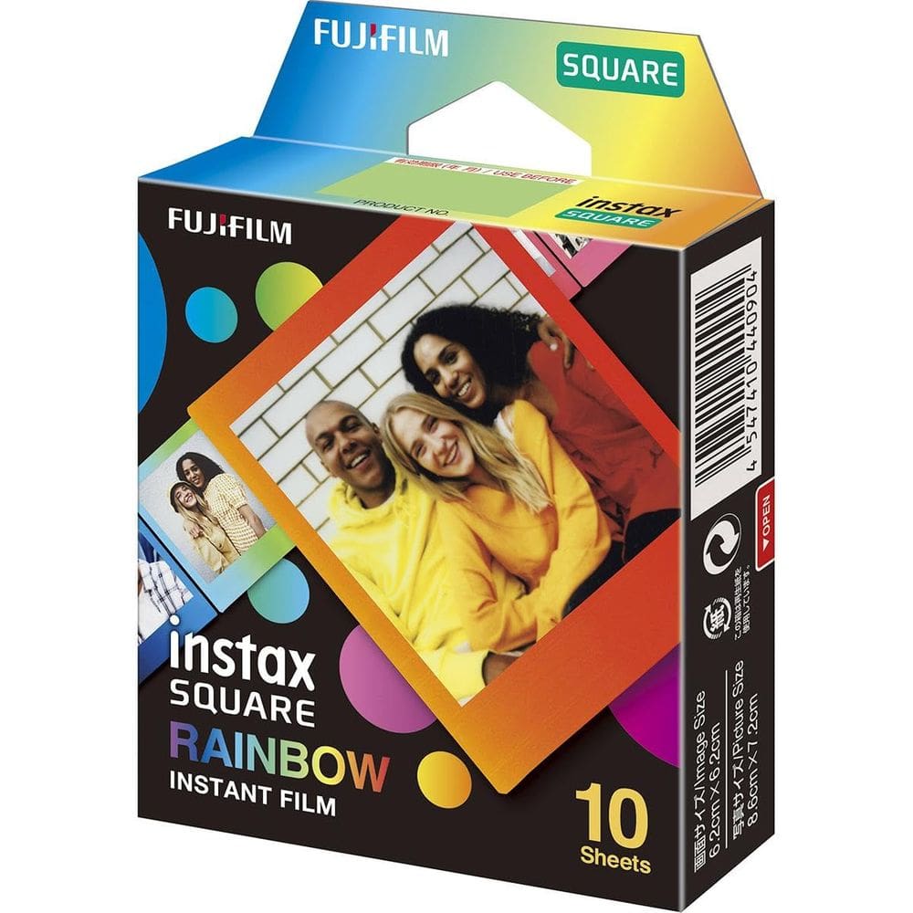 Filme instax Square Rainbow FUJIFILM - 10 exposições