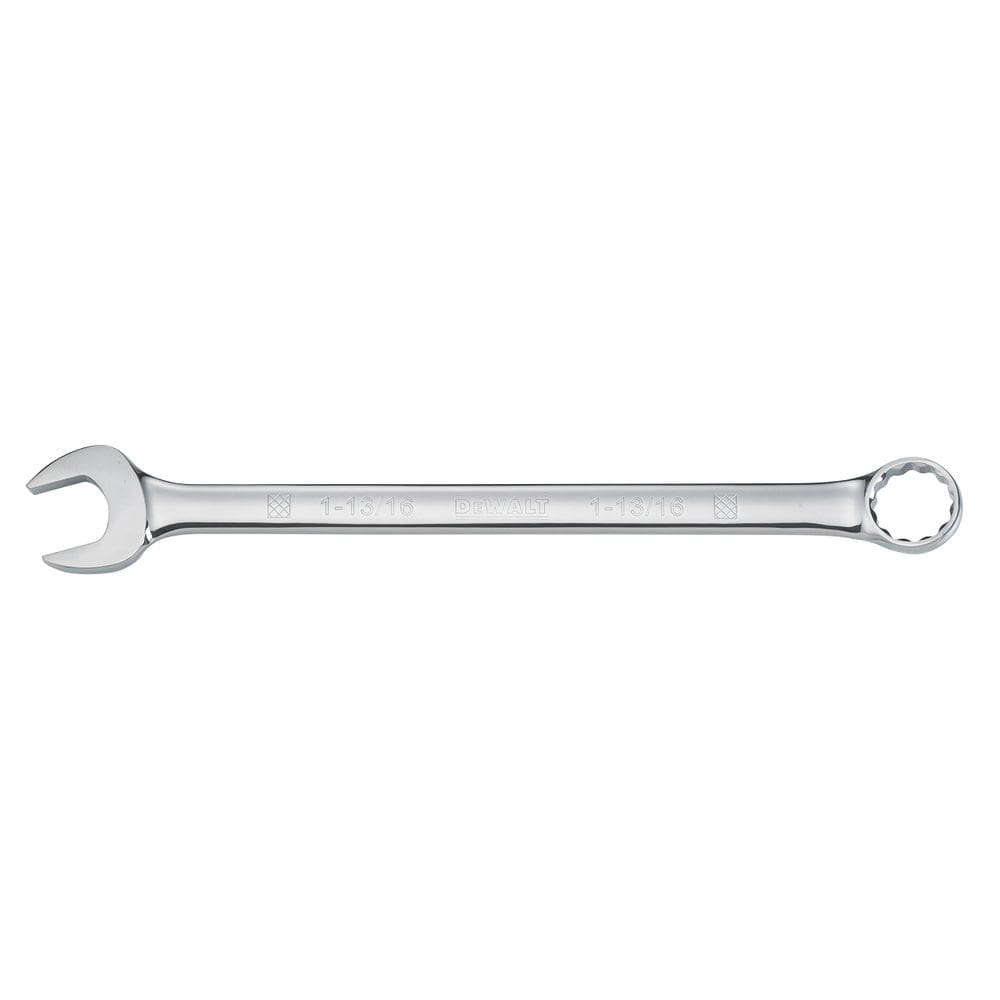 Chave combinada DEWALT 1 13/16 polegadas SAE Full Polish Chrome