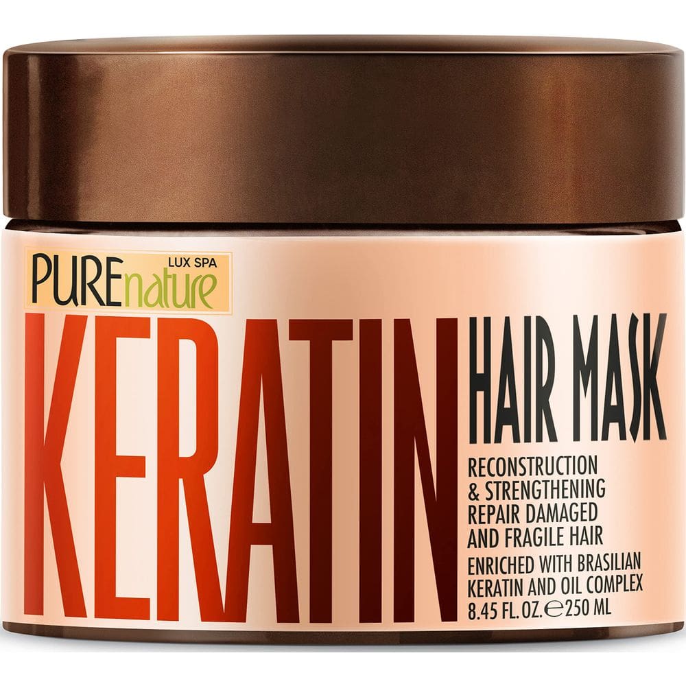Máscara capilar Pure Nature Lux Spa Queratina Hidratante para Mulheres