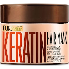 Máscara capilar Pure Nature Lux Spa Queratina Hidratante para Mulheres