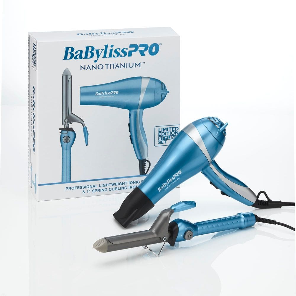 Secador de cabelo e chapinha BaBylissPro Nano Titanium
