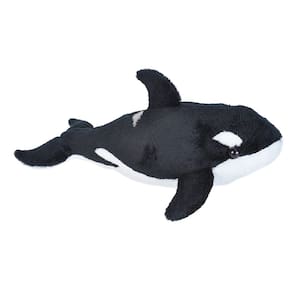 Brinquedo de pelúcia Wild Republic Orca Stuffed Bicho de 28 cm para crianças