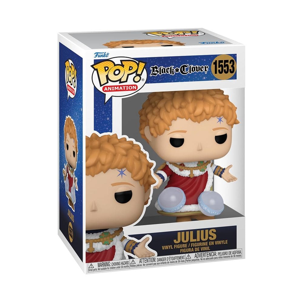 Boneco colecionável Funko Pop! Animação Black Clover Julius