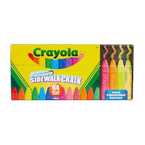 Coleção Chalk Crayola Ultimate, lavável de 64 quilates para crianças
