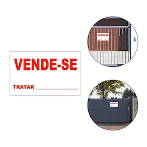Placa Vende-Se Chapa Ps Casa Salão Comercial Venda 31X19Cm