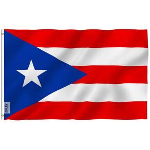 Bandeira Anley Fly Breeze Porto Rico 90x150cm Poliéster