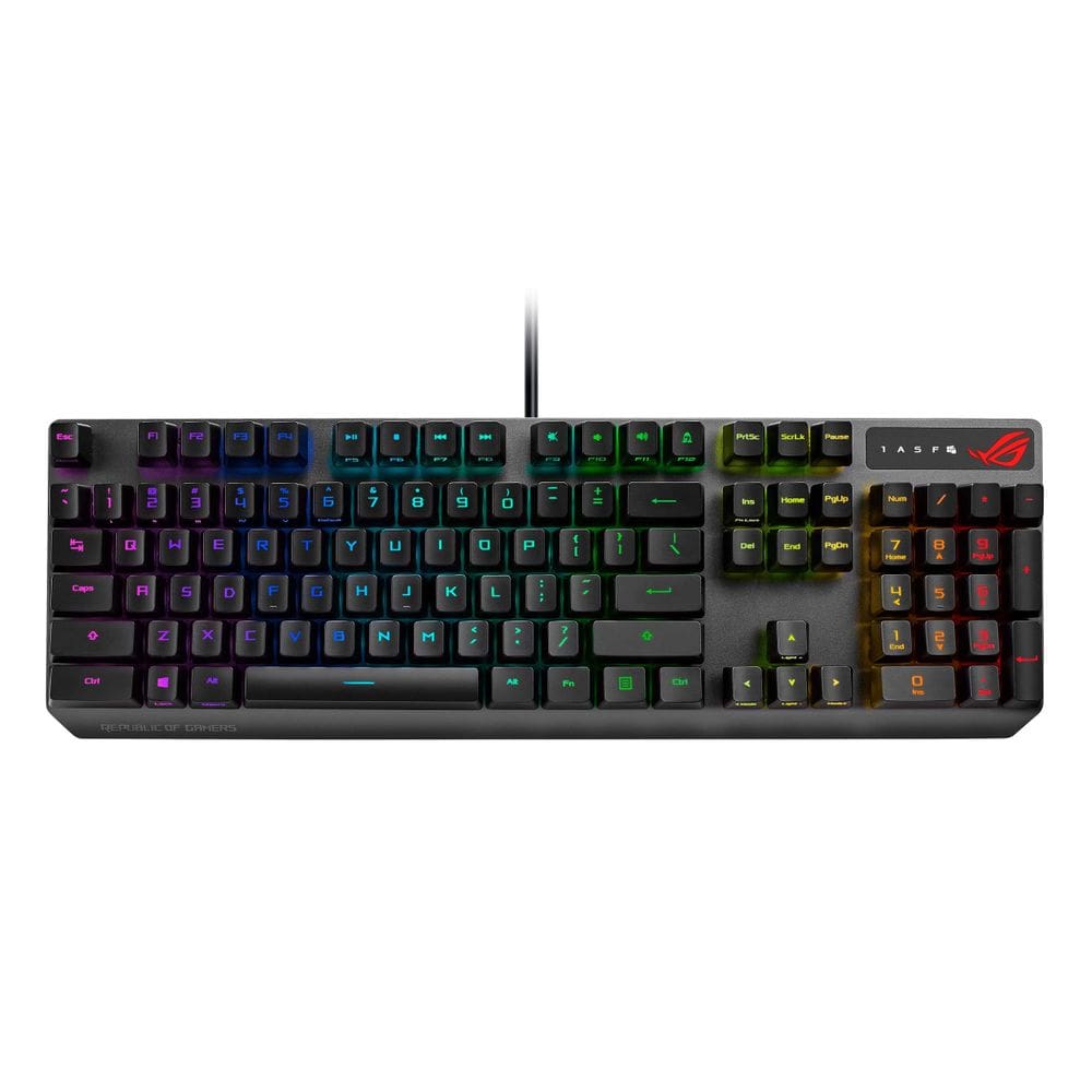 Teclado mecânico para jogos ASUS ROG Strix Scope RX Black