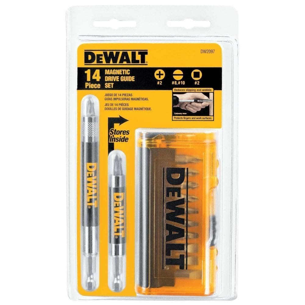 Conjunto de chaves de fenda, guia de acionamento magnético DEWALT, 14 peças