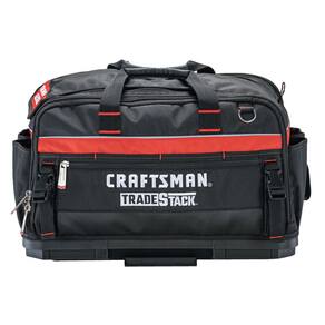Bolsa de ferramentas CRAFTSMAN TRADESTACK Poliéster durável de 22,5 polegadas