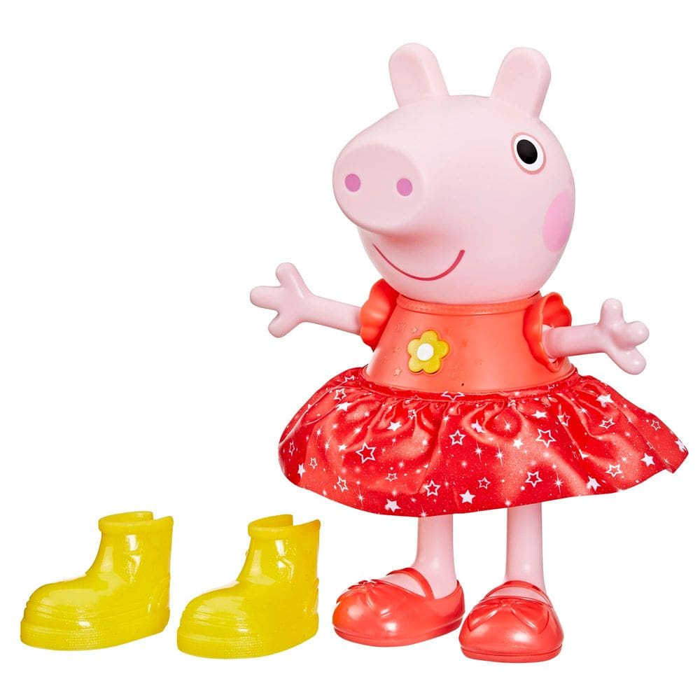 Boneca interativa Peppa Pig Peppa`s Muddy Puddles Party 30 cm