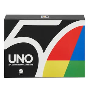 Jogo de cartas Mattel Games UNO 50th Premium Version Family 7+ Years