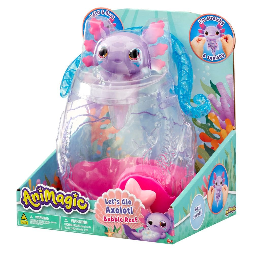 Toy Goliath Animagic Let`s Glo Axolotl Bubble Reef